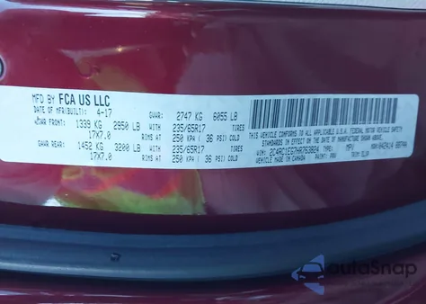 2017 Chrysler Pacifica Touring-L Plus from USA, damaged, VIN 2C4RC1EG7HR763824